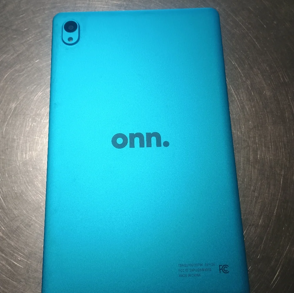 On Blue/Turquoise Tablet, Not Working